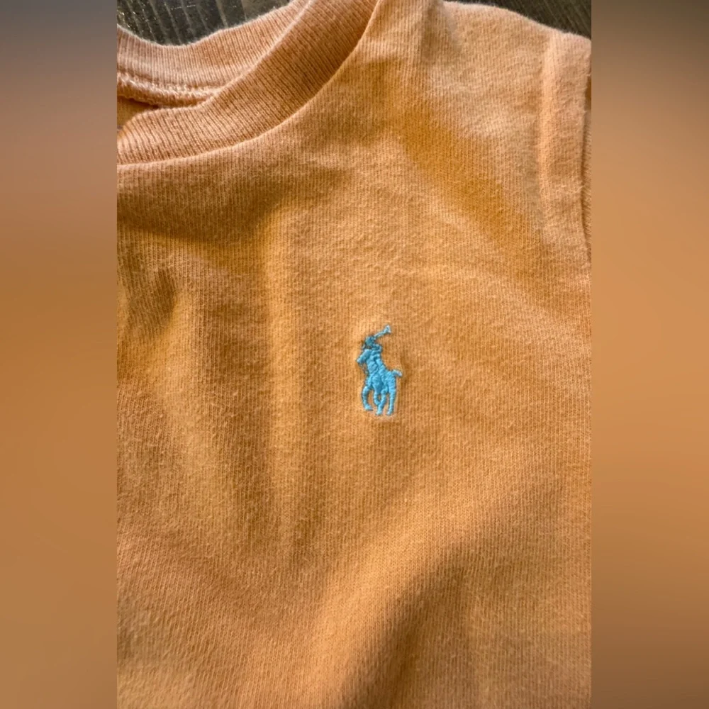Ralph Lauren Baby Boys Classic Orange Tee – Size 18M